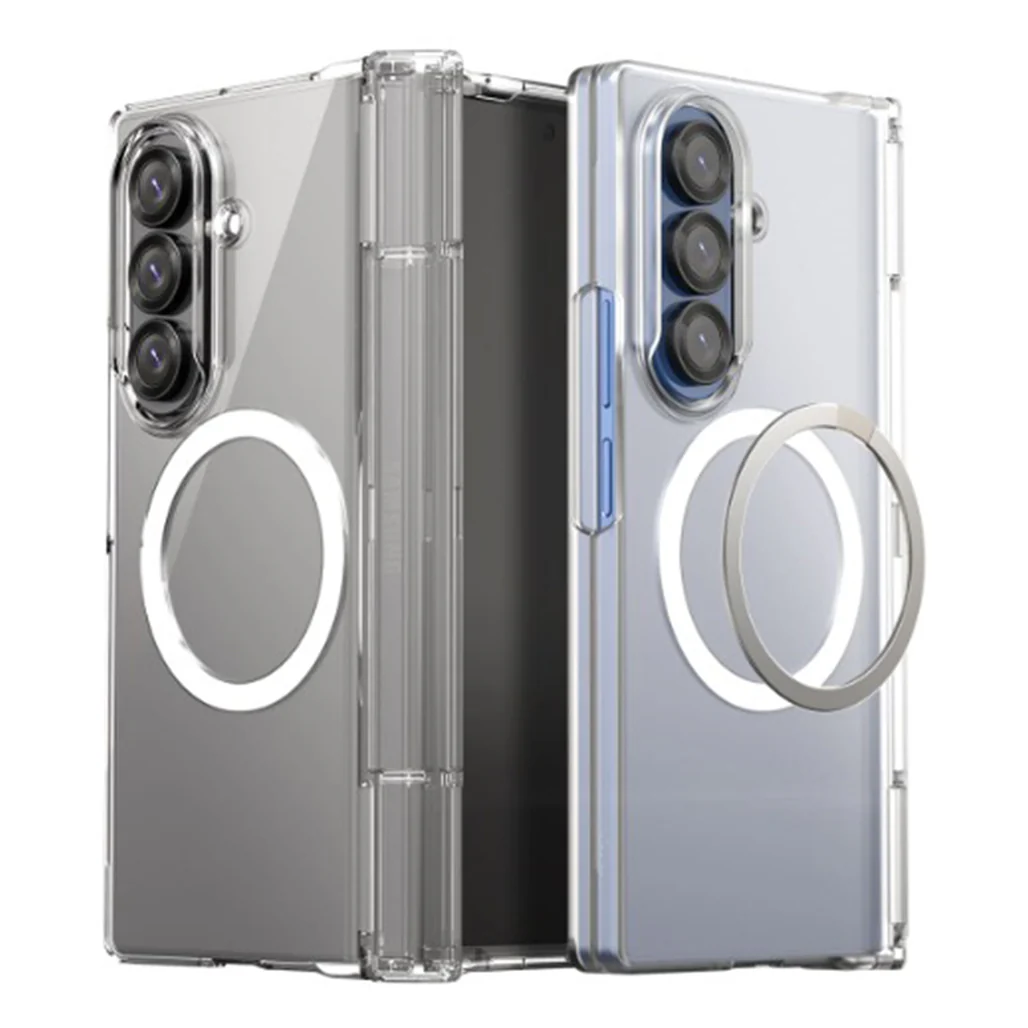 Araree Nukin 360M Qi2 MagSafe Full Case for Samsung Galaxy Z Fold 7 – Clear