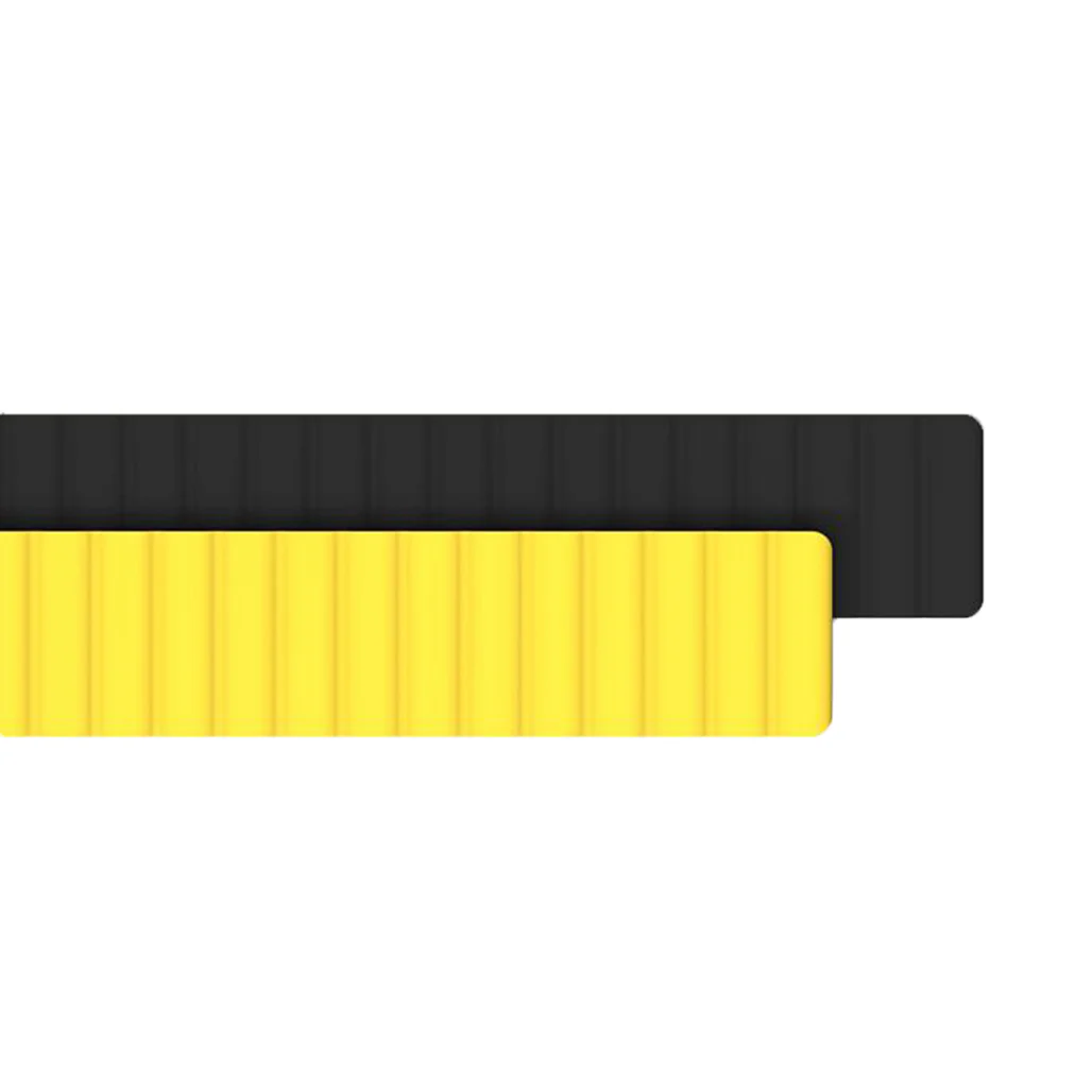 Araree Silicone Link Galaxy Watch Strap 20mm - Black/Yellow - Image 2