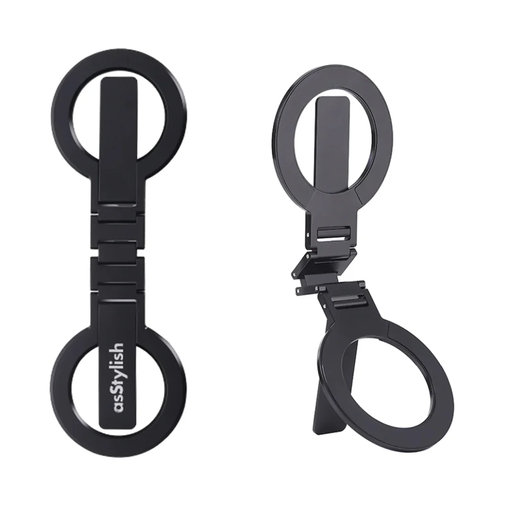 asStylish Twins Carry Stand – Dual Phone Holder for Secure Multitasking and Organized Workspaces - Image 5