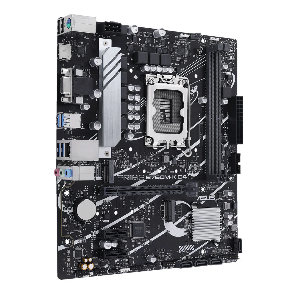 ASUS Prime B760M-K D4 Gaming Motherboard - Image 3