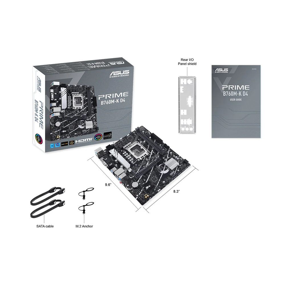 ASUS Prime B760M-K D4 Gaming Motherboard - Image 6