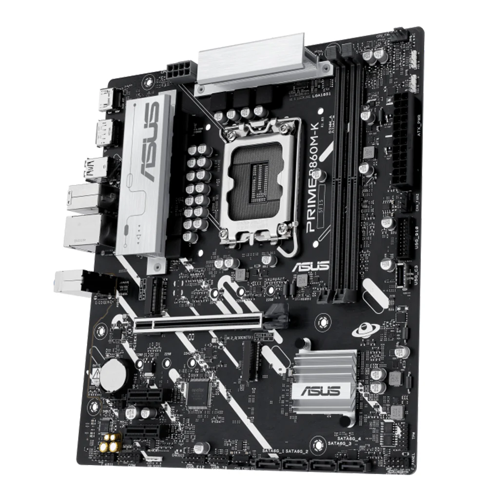 ASUS PRIME B860M-K DDR5 - micro-ATX Motherboard with Intel® B860 Chipset, PCIe 5.0, USB 10Gbps, and AI PC Support - Image 3