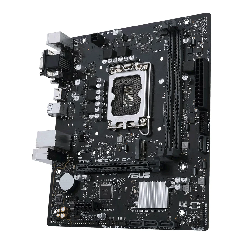 ASUS Prime H610M-R D4 Gaming Motherboard - Image 3
