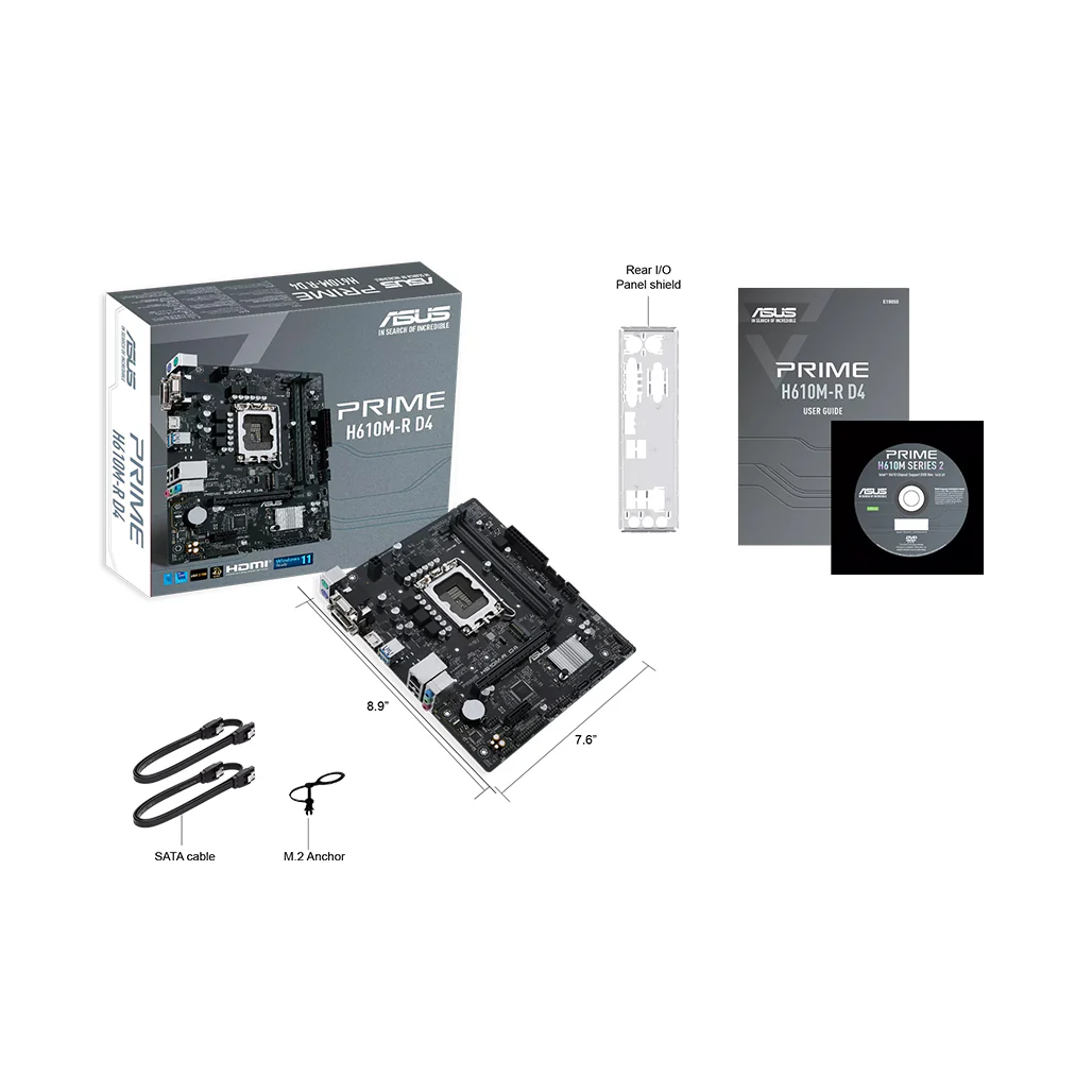 ASUS Prime H610M-R D4 Gaming Motherboard - Image 7