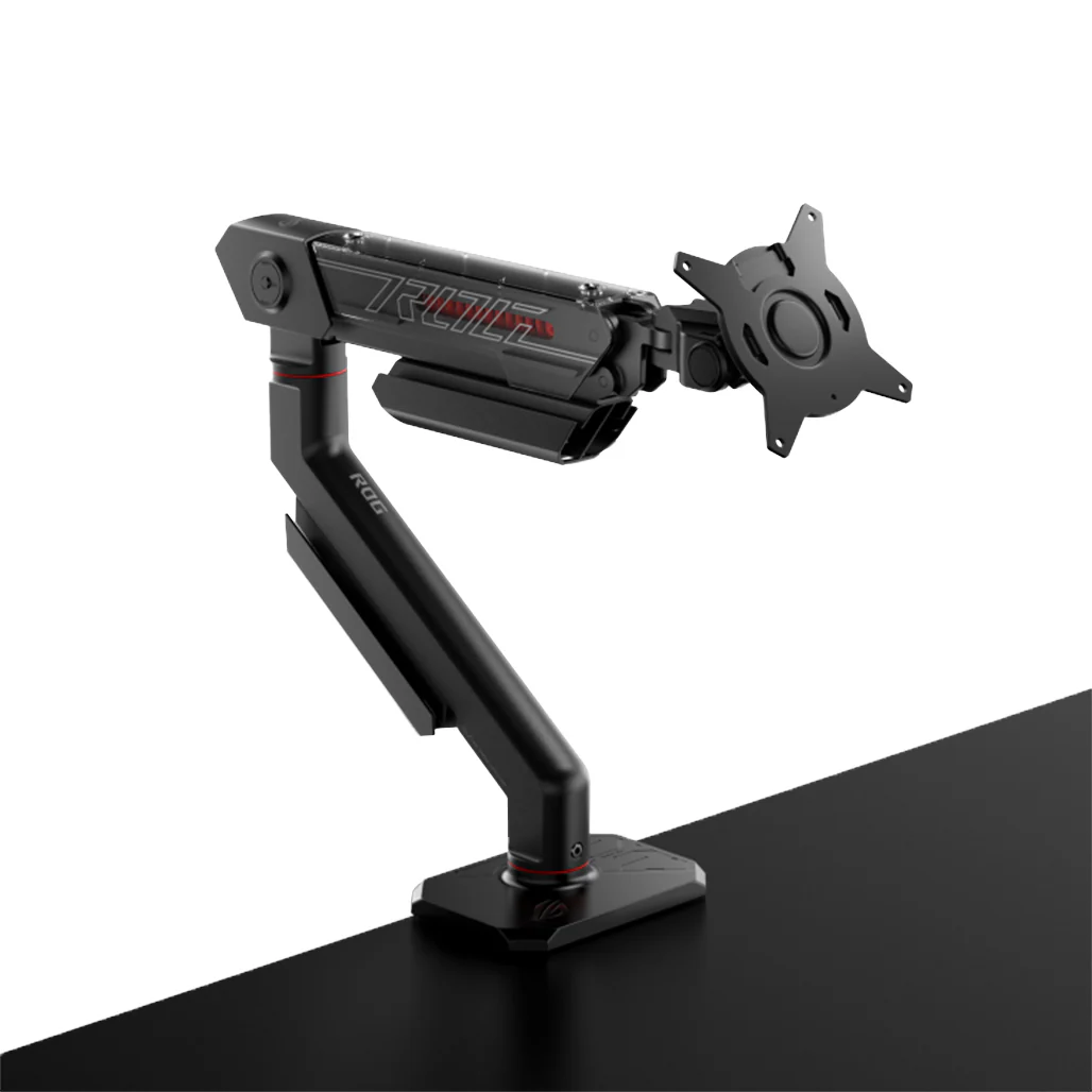 ASUS ROG Ergo Monitor Arm AAS01 – Adjustable Gaming Monitor Mount with Cable Management, VESA Compatibility, and Durable Mechanical Spring System
