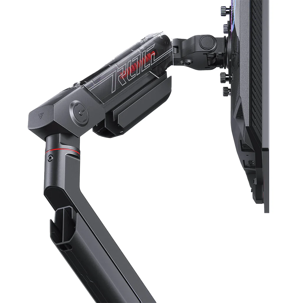 ASUS ROG Ergo Monitor Arm AAS01 – Adjustable Gaming Monitor Mount with Cable Management, VESA Compatibility, and Durable Mechanical Spring System - Image 3