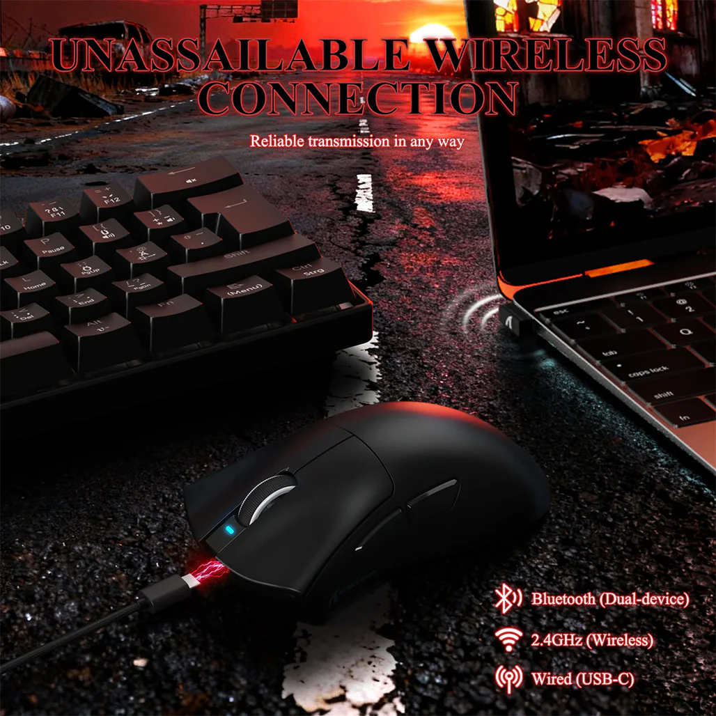 Attack Shark V3 PRO Ultra-Light Tri-Mode Gaming Mouse - Image 10