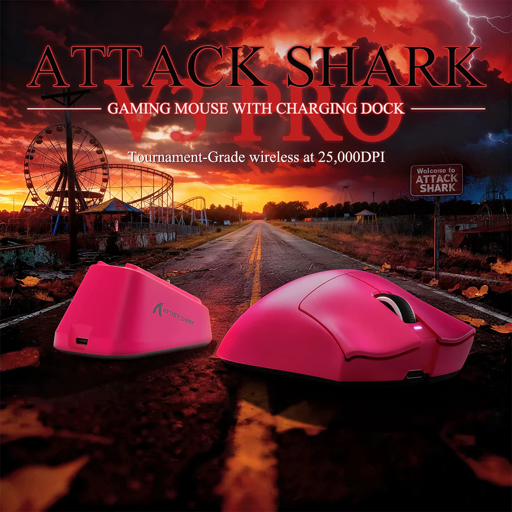 Attack Shark V3 PRO Ultra-Light Tri-Mode Gaming Mouse - Image 4