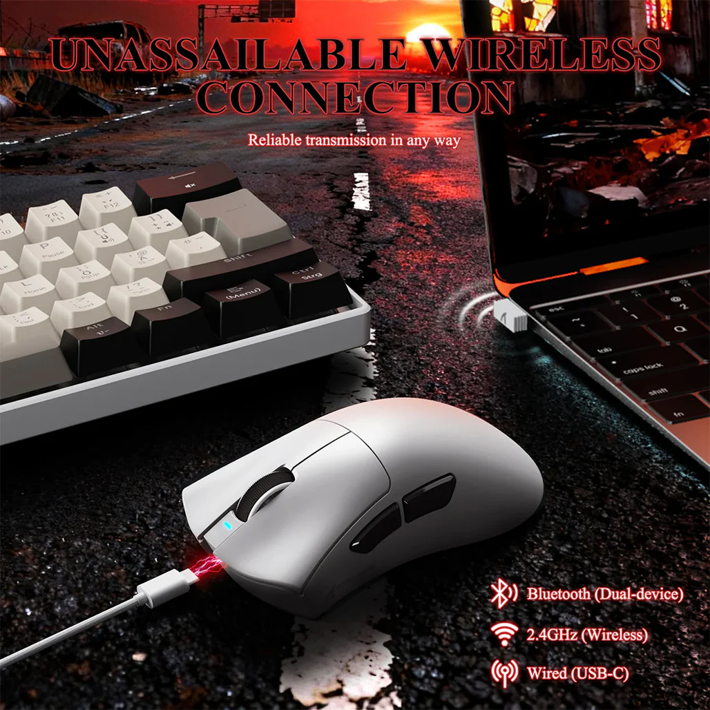 Attack Shark V3 PRO Ultra-Light Tri-Mode Gaming Mouse - Image 5