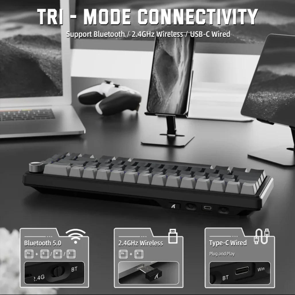 Attack Shark X66 Wireless Mechanical Gaming Keyboard - Image 3