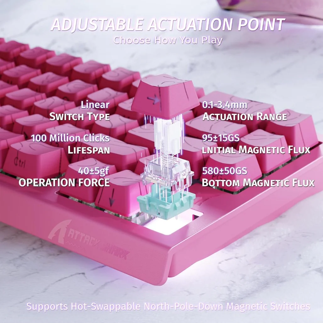 Attack Shark X68 HE - Wired Mechanical Gaming Keyboard - Image 13