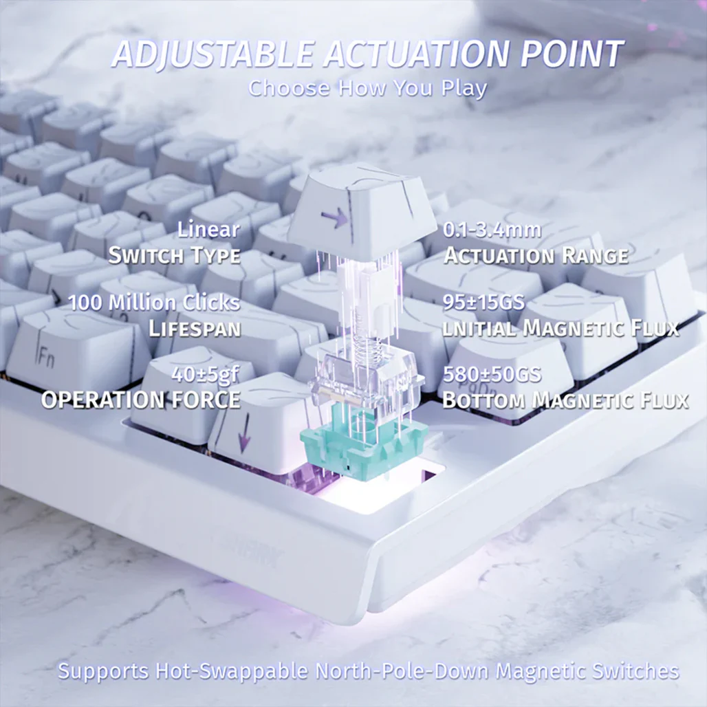 Attack Shark X68 HE - Wired Mechanical Gaming Keyboard - Image 14