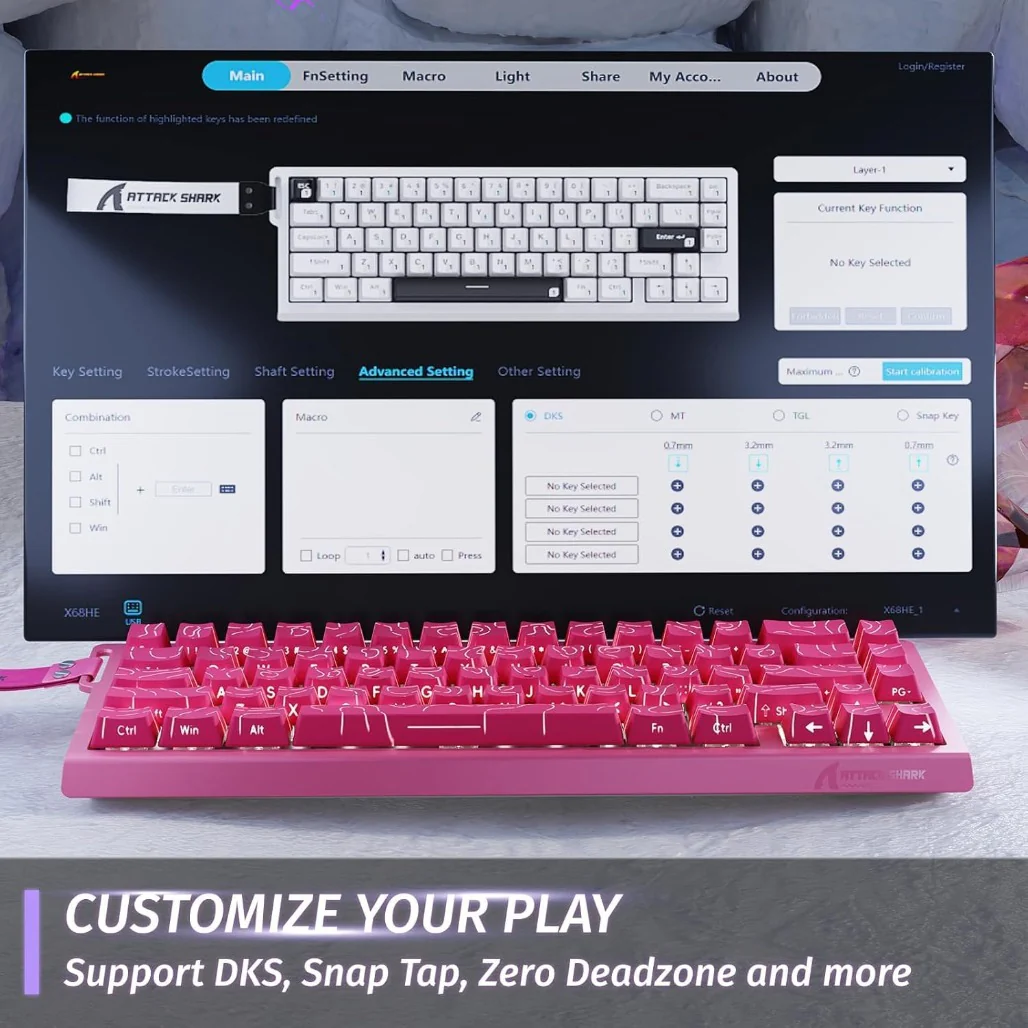Attack Shark X68 HE - Wired Mechanical Gaming Keyboard - Image 24