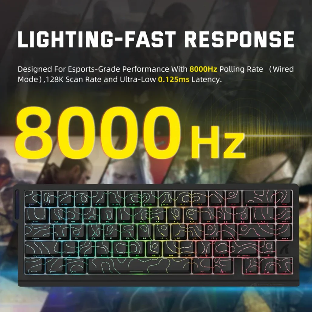 Attack Shark X68 Pro HE - Wireless Mechanical Gaming Keyboard - Image 9