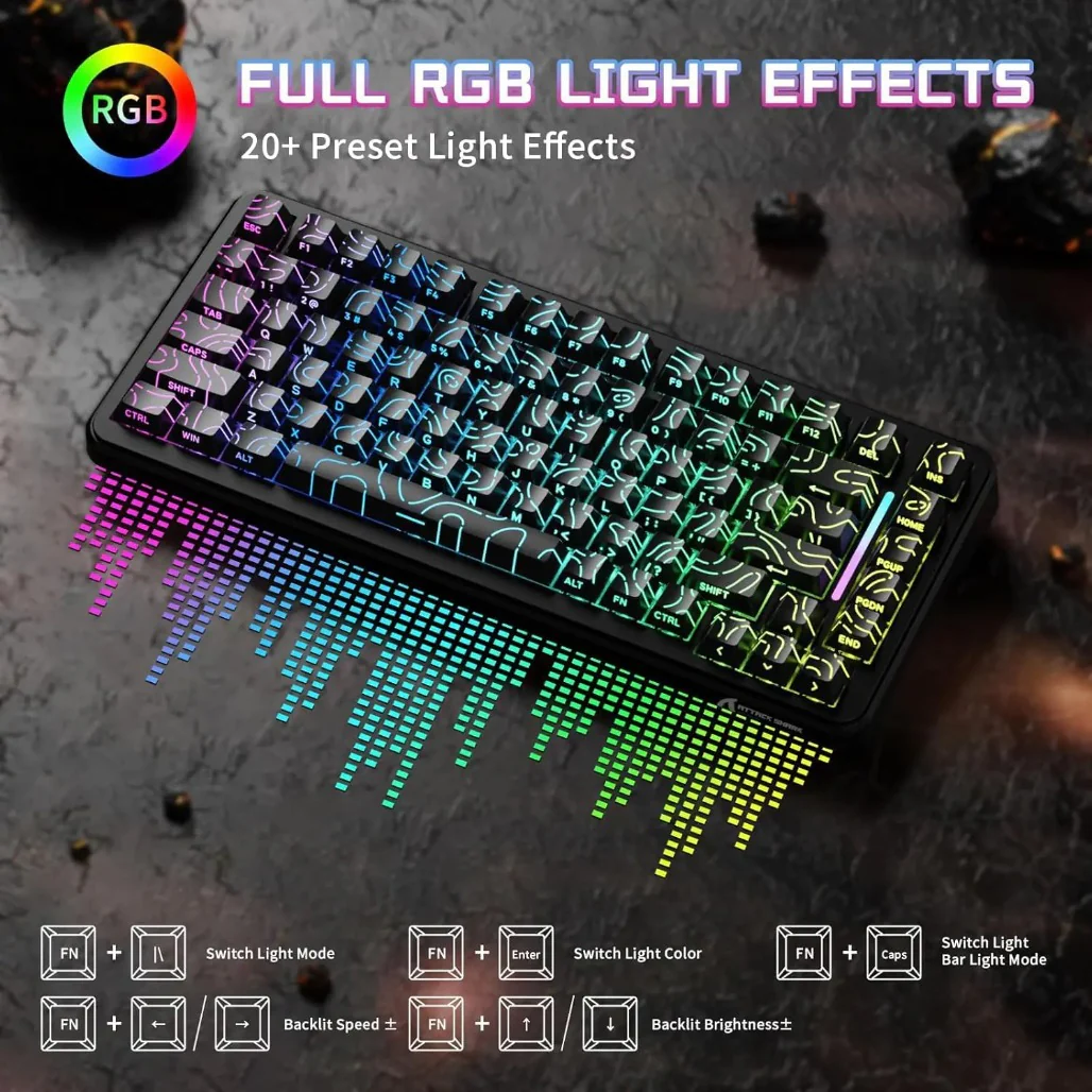Attack Shark X82 Pro HE Wireless Gaming Keyboard - Image 9