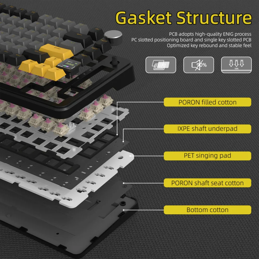 Attack Shark X85 Pro - 75% Wireless Mechanical Gaming Keyboard - Image 8