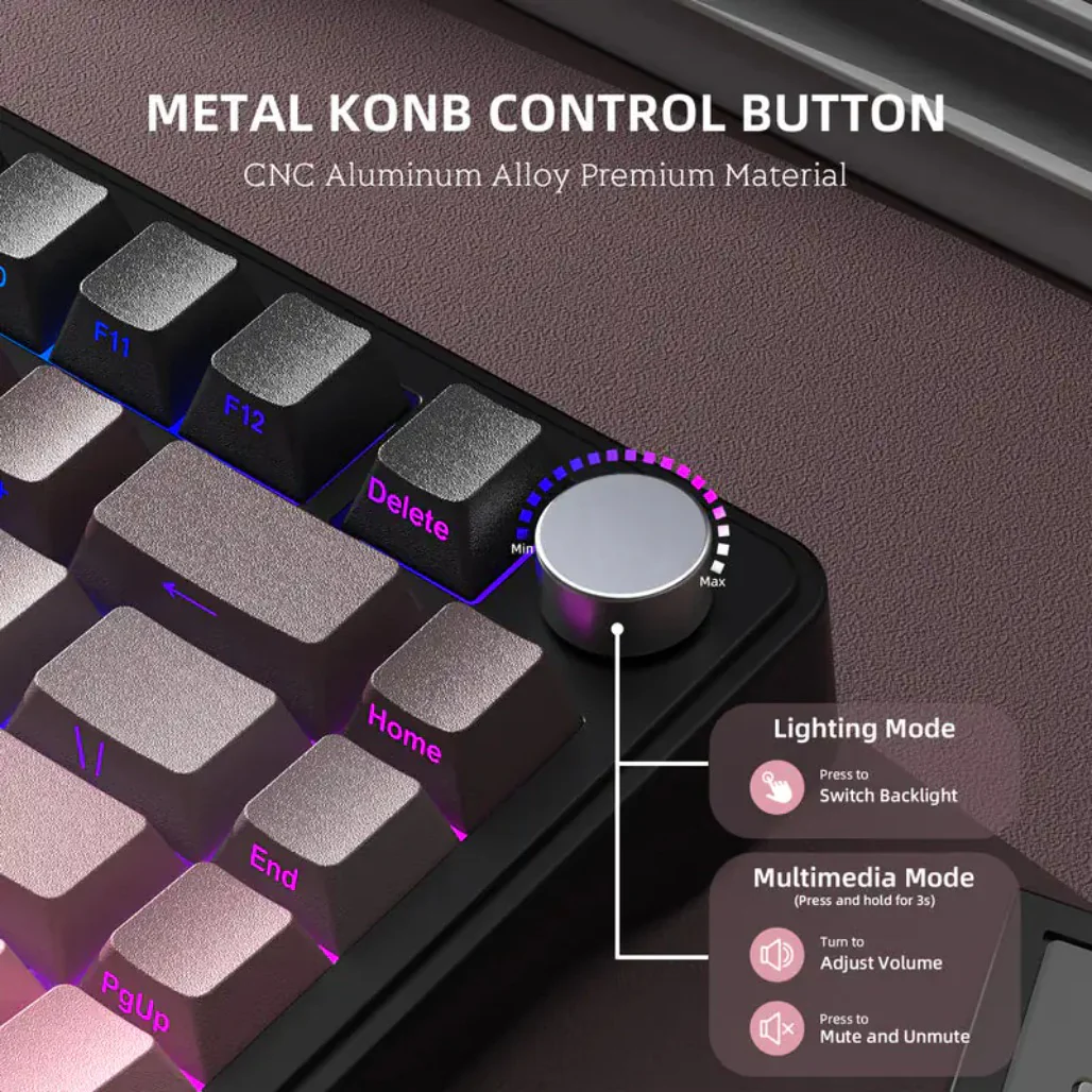 Attack Shark X85 - Wireless Mechanical Gaming Keyboard - Image 3