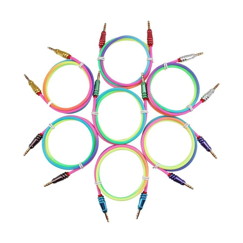 AUX Rainbow Cable 3.5MM - Image 2