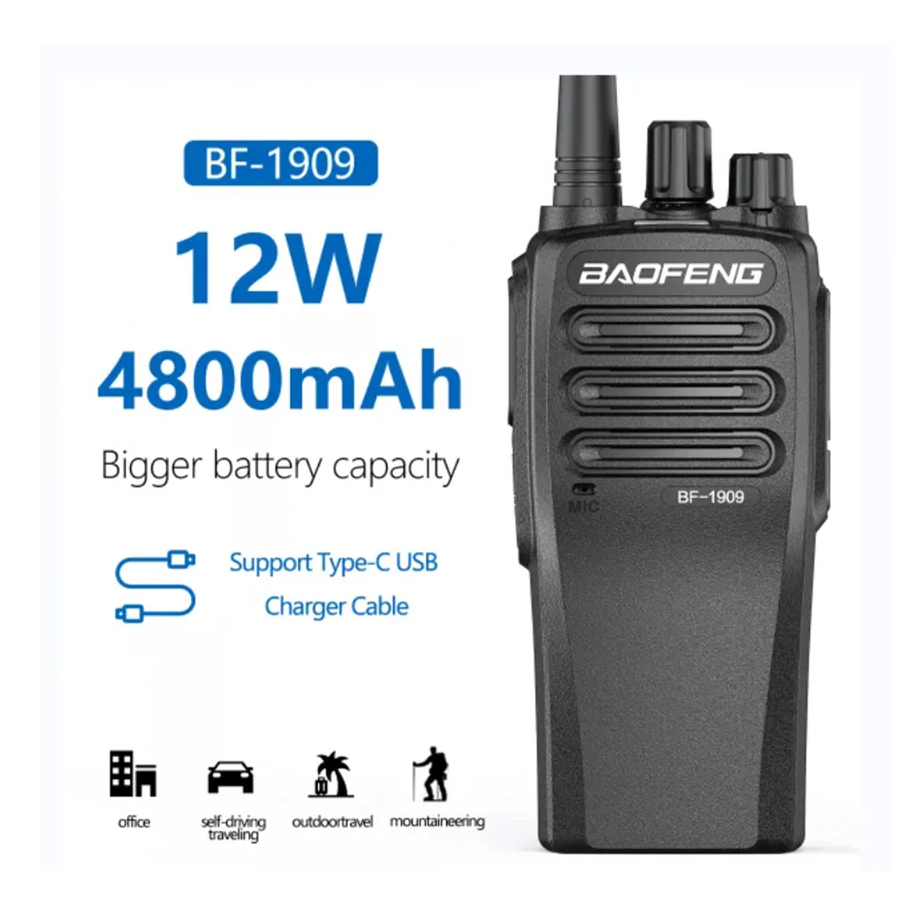BAOFENG 1909 UHF Ham Radio Handheld Walkie Talkie - Image 4