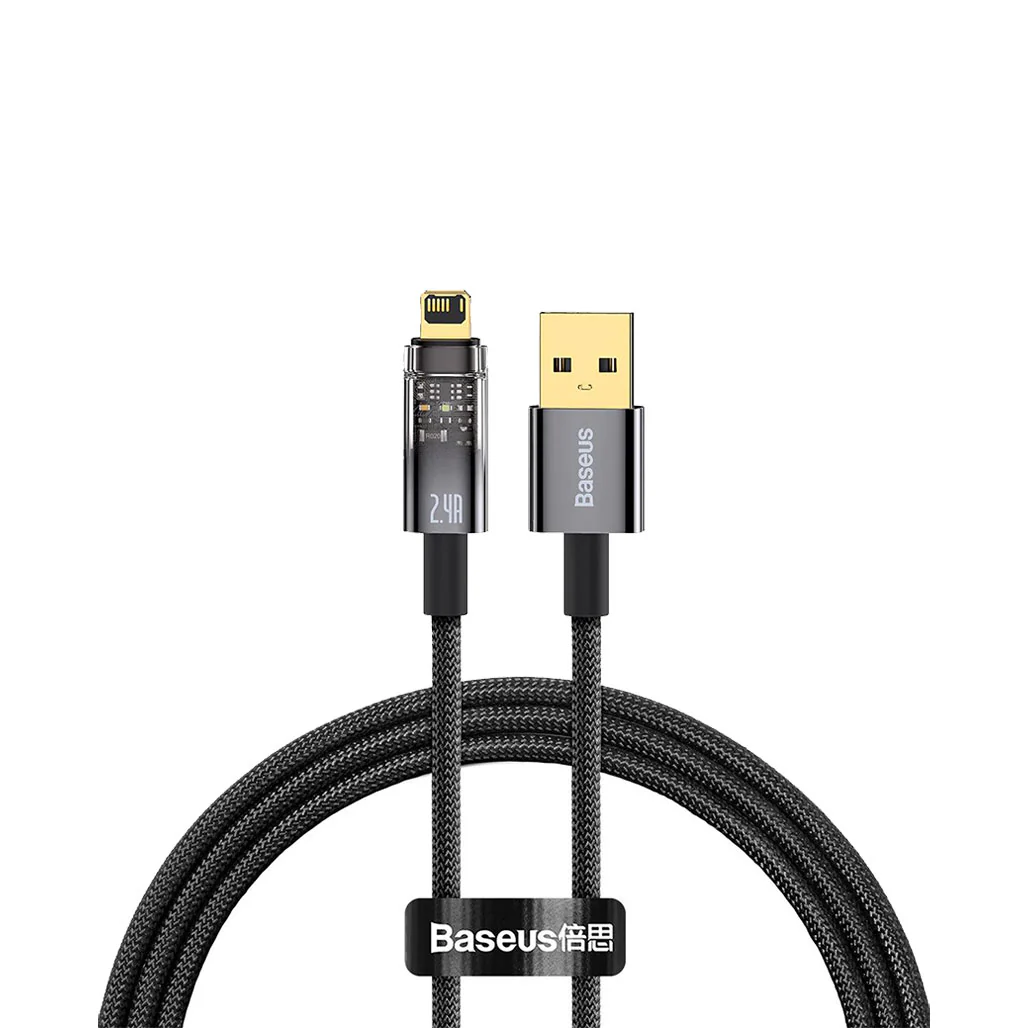 Baseus Explorer Series - Fast Charging Data Cable with Auto-Power-Off Type-C to iP 20W