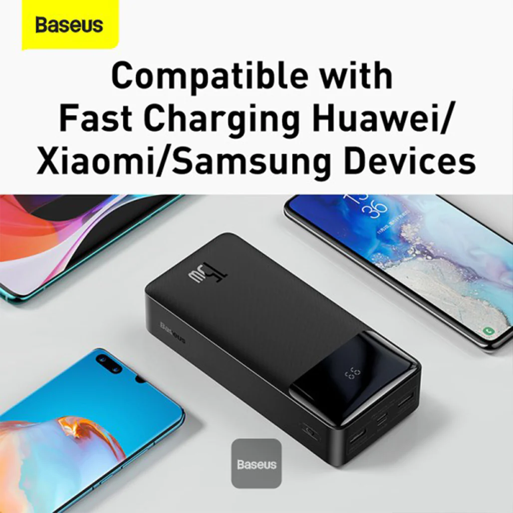 Baseus 30000mAh Power Bank 15W – High-Capacity Portable Charger with Fast Charging - Image 6