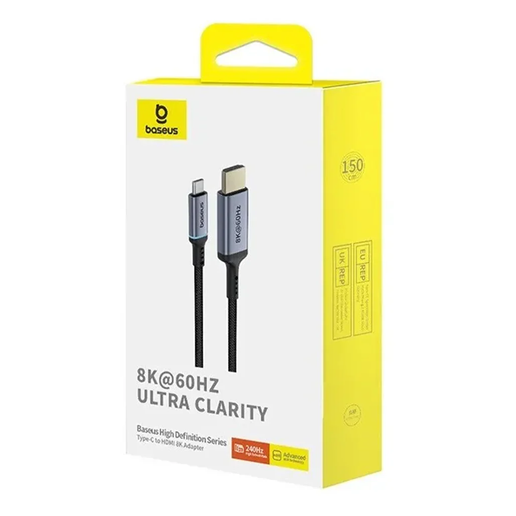 Baseus 8K@60Hz Ultra Clarity Type-C to HDMI 8K Adapter - Image 3