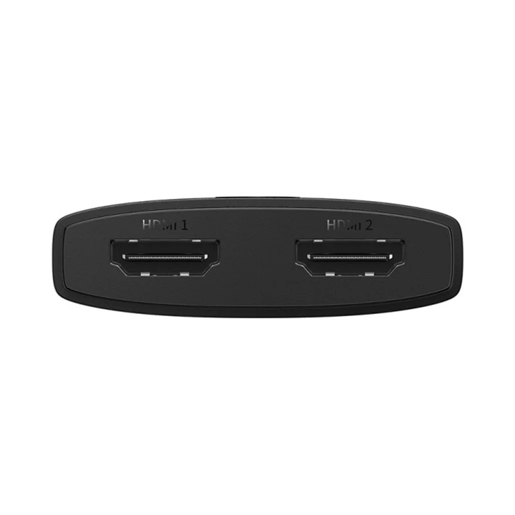 Baseus AirJoy Series - 2-in-1 Bidirectional HDMI Switch with 1m Cable Cluster - Black | B01331105111-01 - Image 2