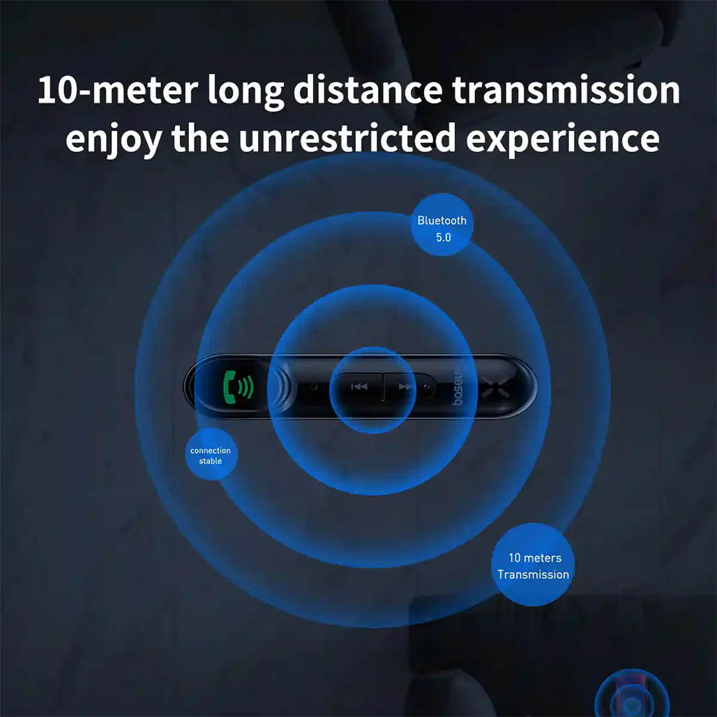 Baseus AUX Wireless Audio Receiver -  BSBA-02 - Image 5