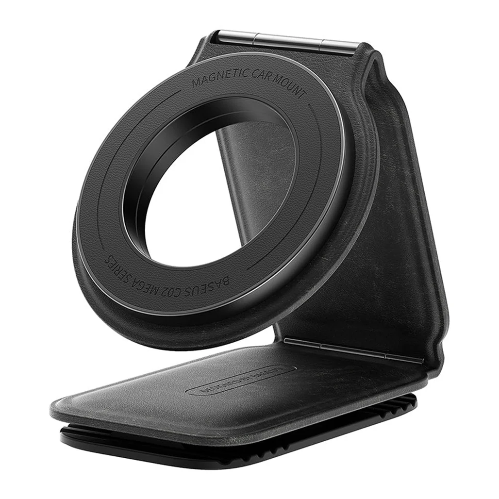 Baseus C02 Prime Trip Series Magnetic Car Phone Holder - 360° Rotatable & Foldable Car Mount for iPhone and Smartphones - Black - Image 2