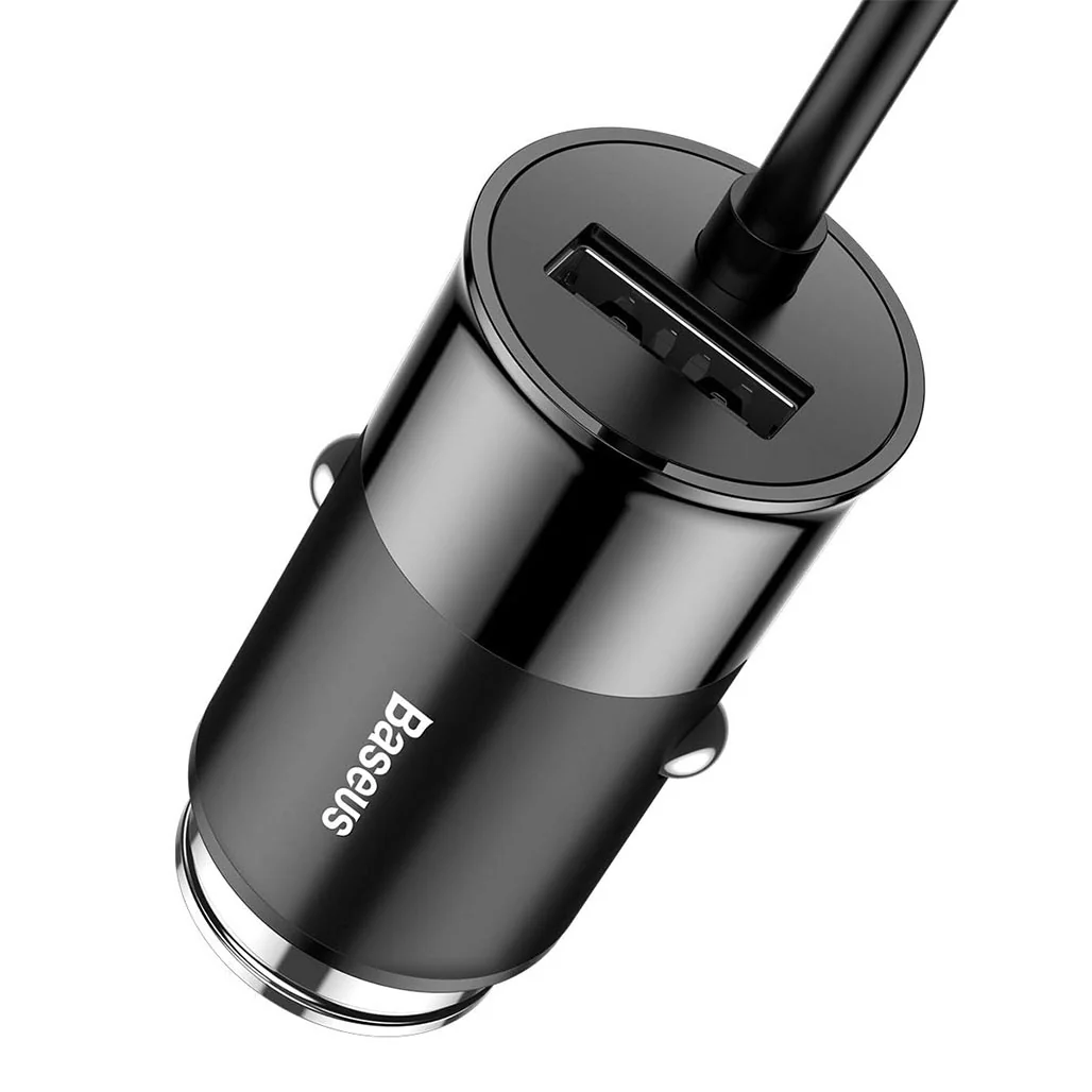 Baseus Car Charger Charging Station Splitter 5.5A - 3 USB Ports, 1.5M Cable, Black | CCTON-01 - Image 4
