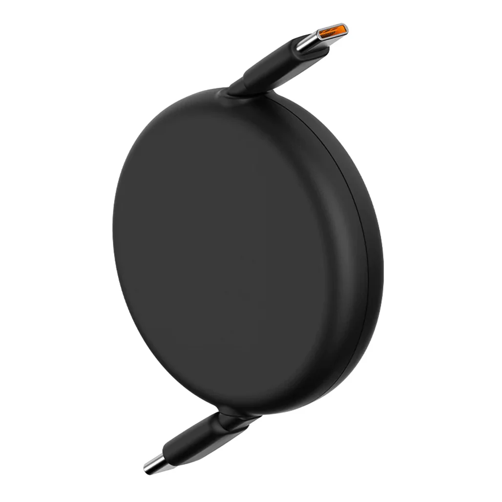 Baseus Free2Draw Mini Retractable Charging Cable Type-C to Type-C 100W - Black - Image 3