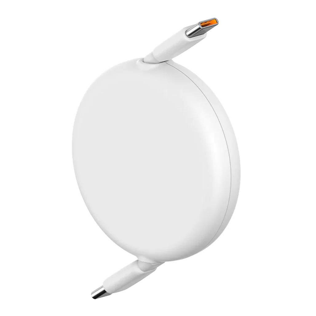 Baseus Free2Draw Mini Retractable Type-C to Type-C Charging Cable 100W - White - Image 4