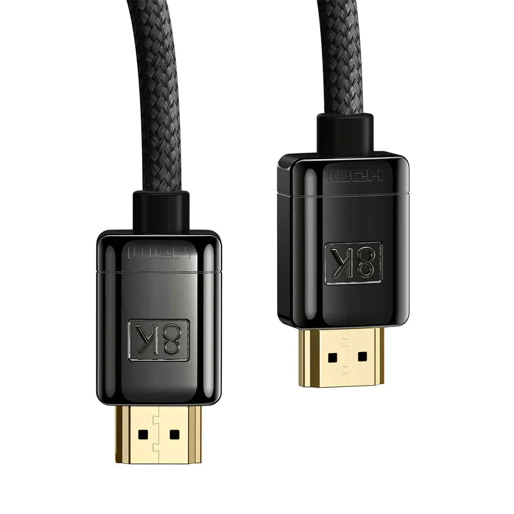 Baseus HD HDMI 8K to HDMI 8K Adapter Cable (Zinc Alloy) 1m Black - Image 3