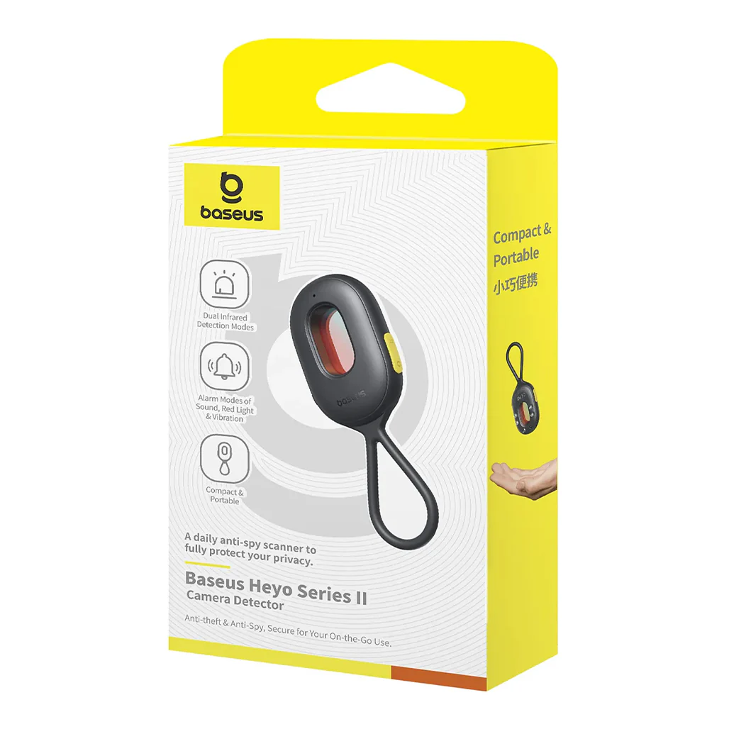 Baseus Heyo Series II Infrared Camera Detector - Portable Hidden Camera Finder with Dual Detection Modes & LED Flashlight - Image 4