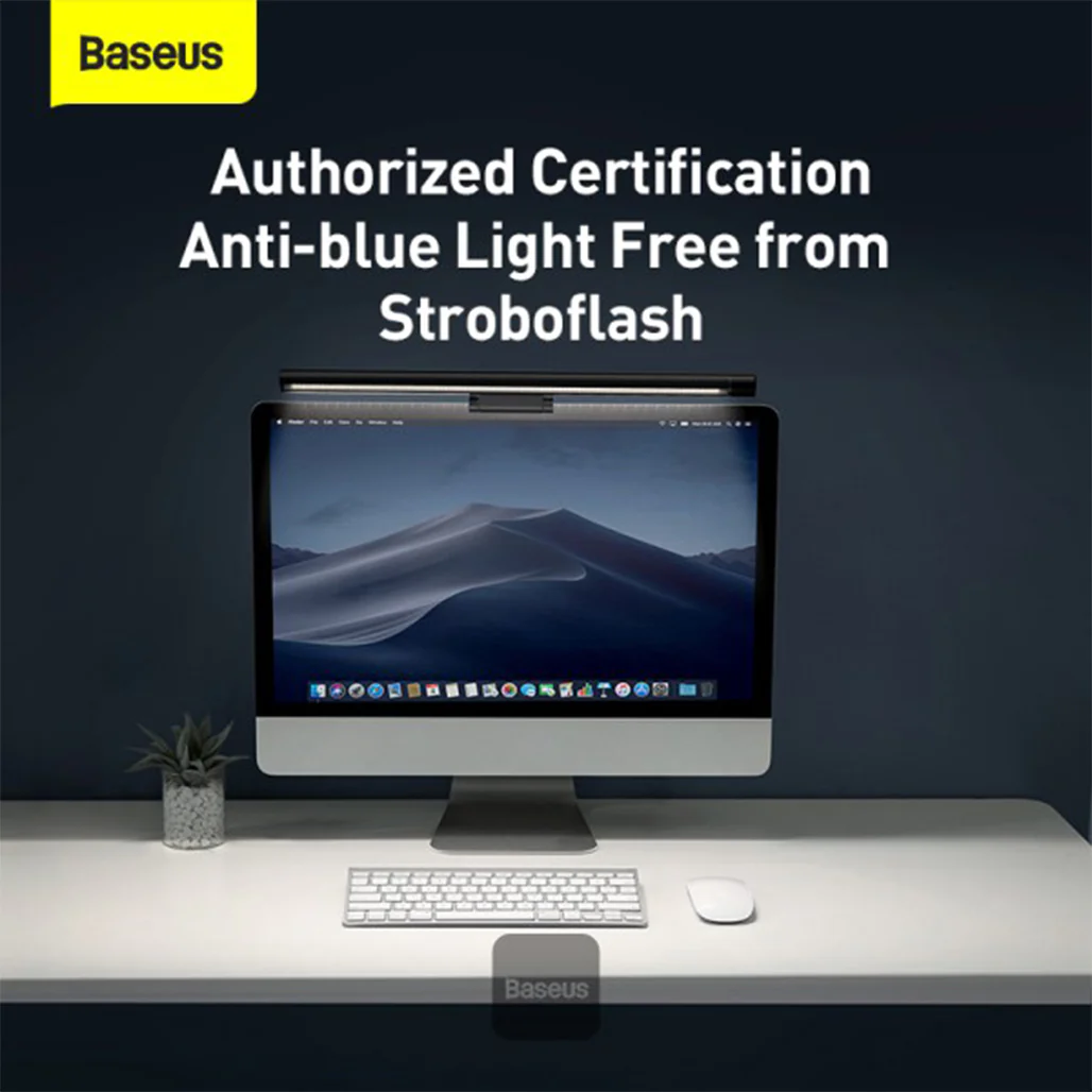 Baseus I-Wok Screen Hanging Light Pro - USB Asymmetric Light Source for Desktop Screens - Image 6