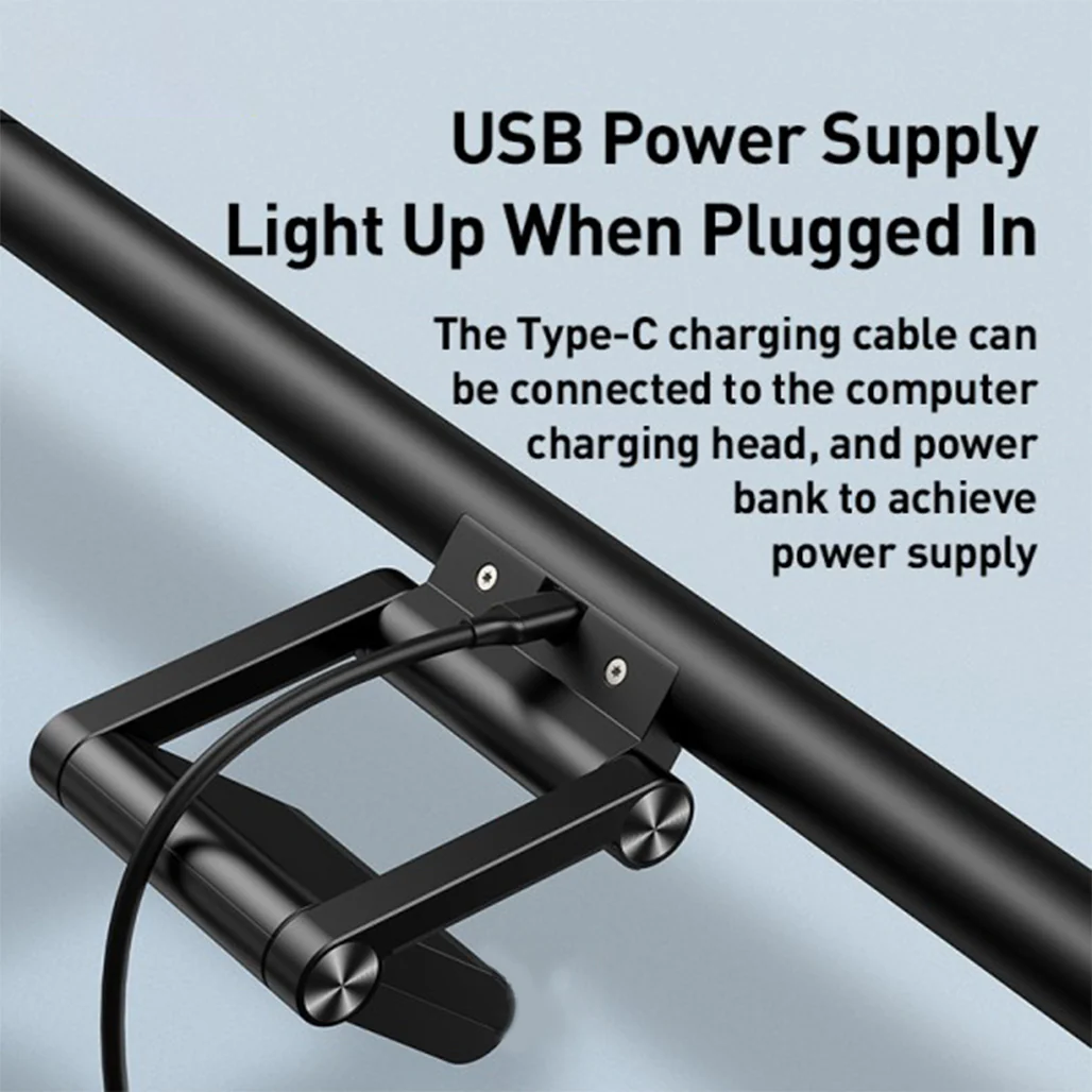 Baseus I-Wok Screen Hanging Light Pro - USB Asymmetric Light Source for Desktop Screens - Image 8