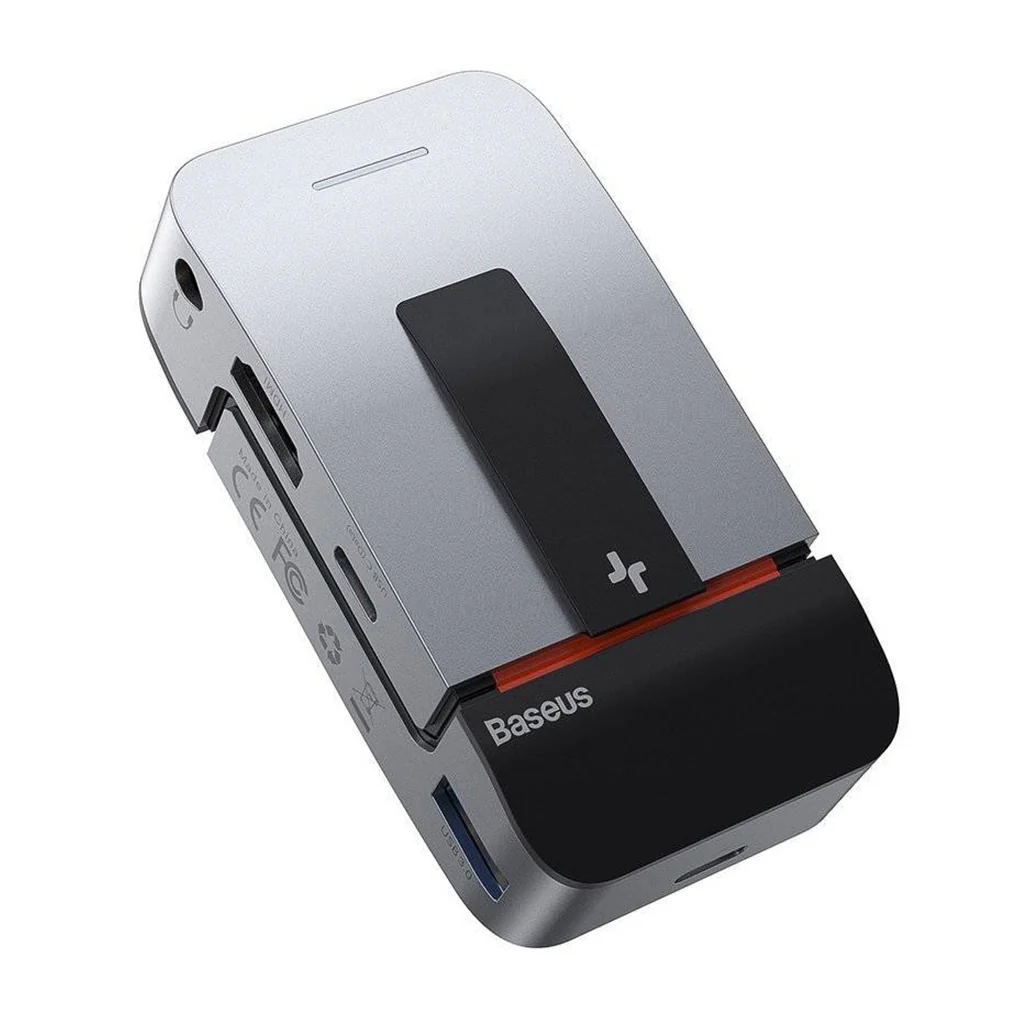 Baseus Armor Age Type-C Multifunctional Hub & Laptop Stand – 9 Ports, 40Gbps, 5K Resolution - Image 4