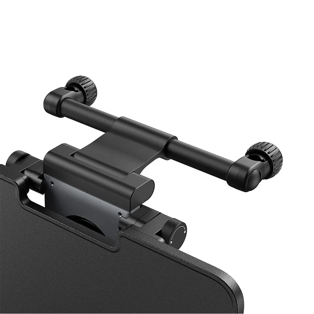 Baseus MagPro II Versatile Car Mount - Foldable Laptop Desk with 360° Rotatable Phone Holder, Adjustable Height, Easy Installation for Backseat Headrest, Black - Image 6