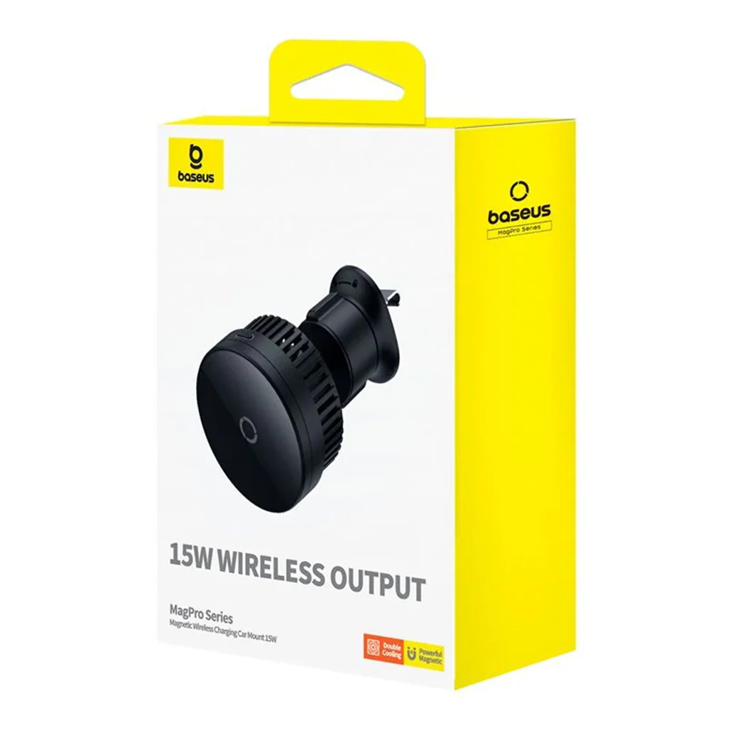 Baseus MagPro Series 15W Wireless Car Charger with Magnetic Holder for Air Vent | Qi & MagSafe Compatible - Image 5