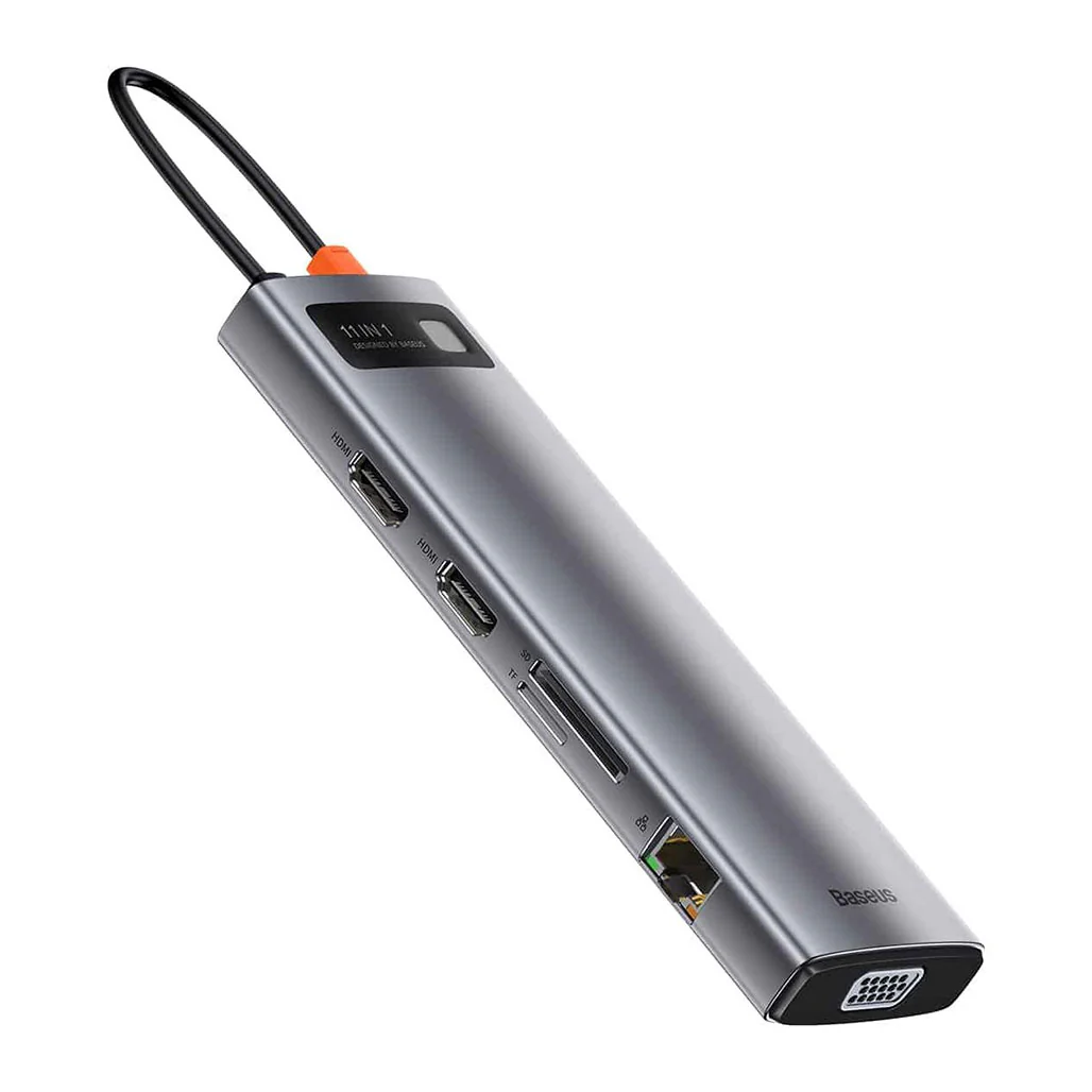 Baseus Metal Gleam Series 11-in-1 Multifunctional Type-C Hub Docking Station - Image 2