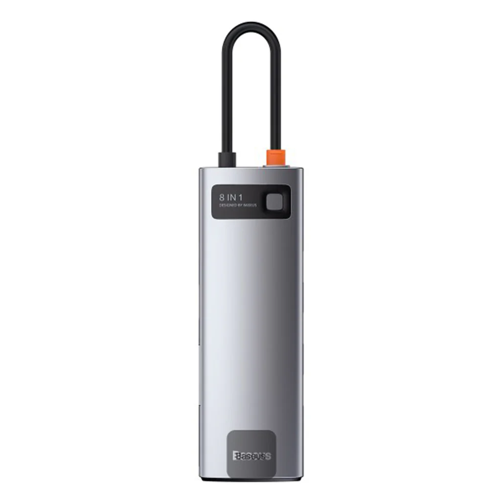 Baseus Metal Gleam Series - 8in1 Multifunctional Type-C HUB Docking Station - Image 8