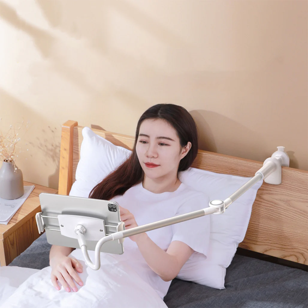 Baseus Otaku Life Rotary Adjustment Lazy Holder Pro for Phone & iPad - Silver - Image 5