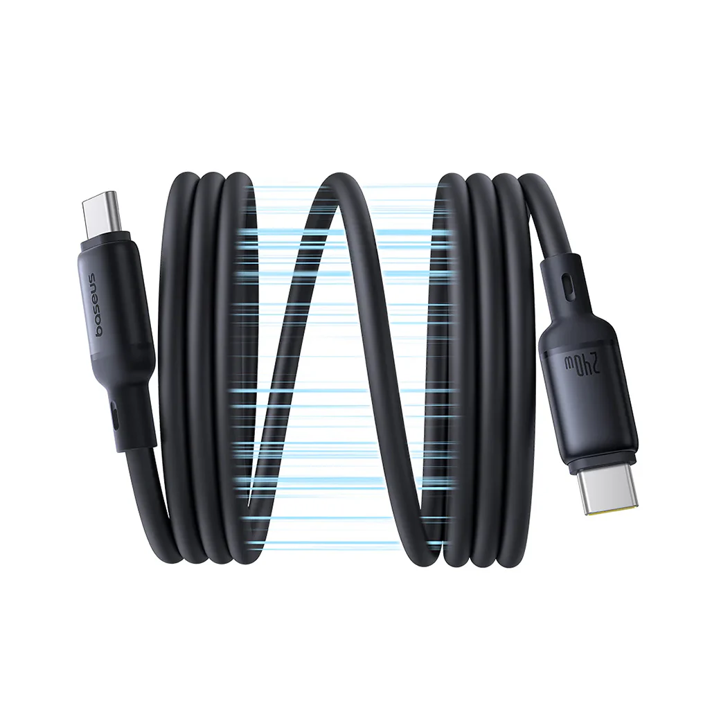 Baseus PicoGo Magnetic USB-C to USB-C Cable 240W – Fast Charging, Easy to Store, & Magnetic Attraction - Image 3