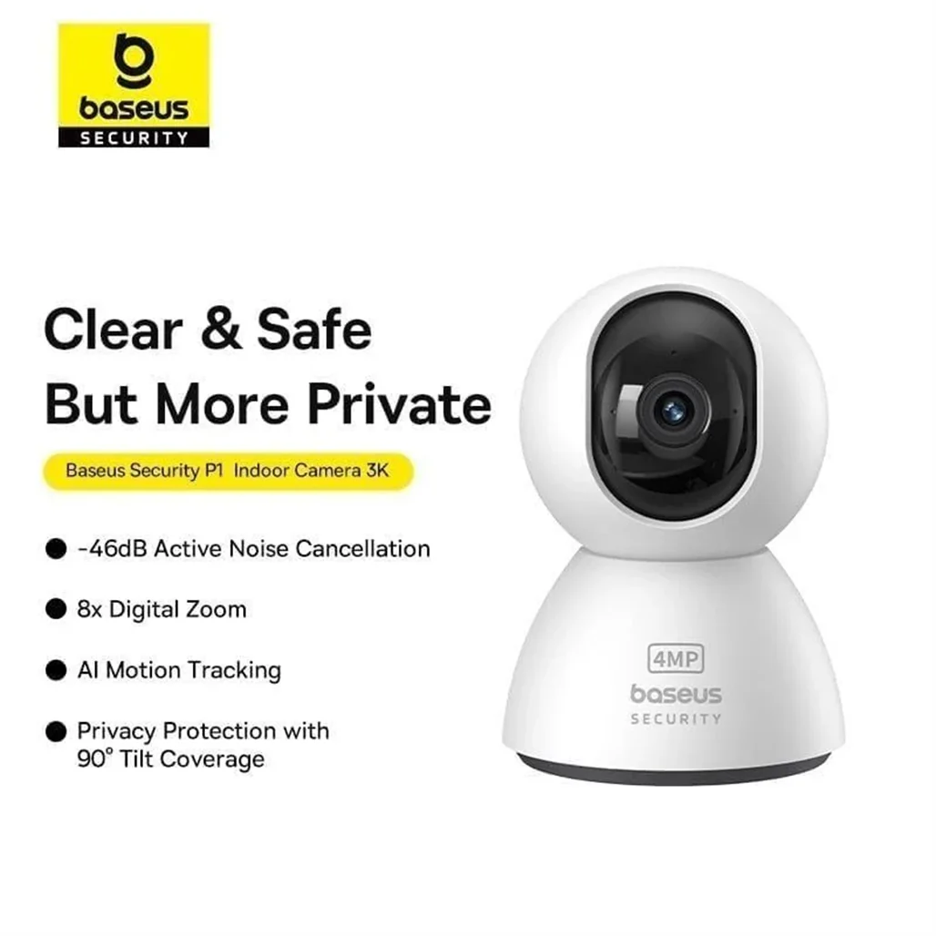 Baseus Security P1 - Indoor Camera 3K – 8X Zoom - Image 3