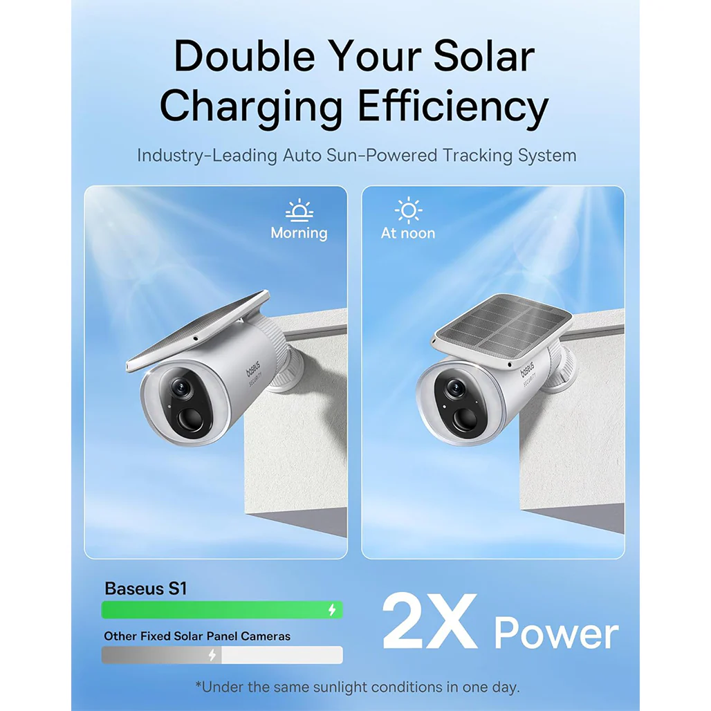 Baseus Security S1 - Outdoor Camera 2K – Solar-Powered - Image 8