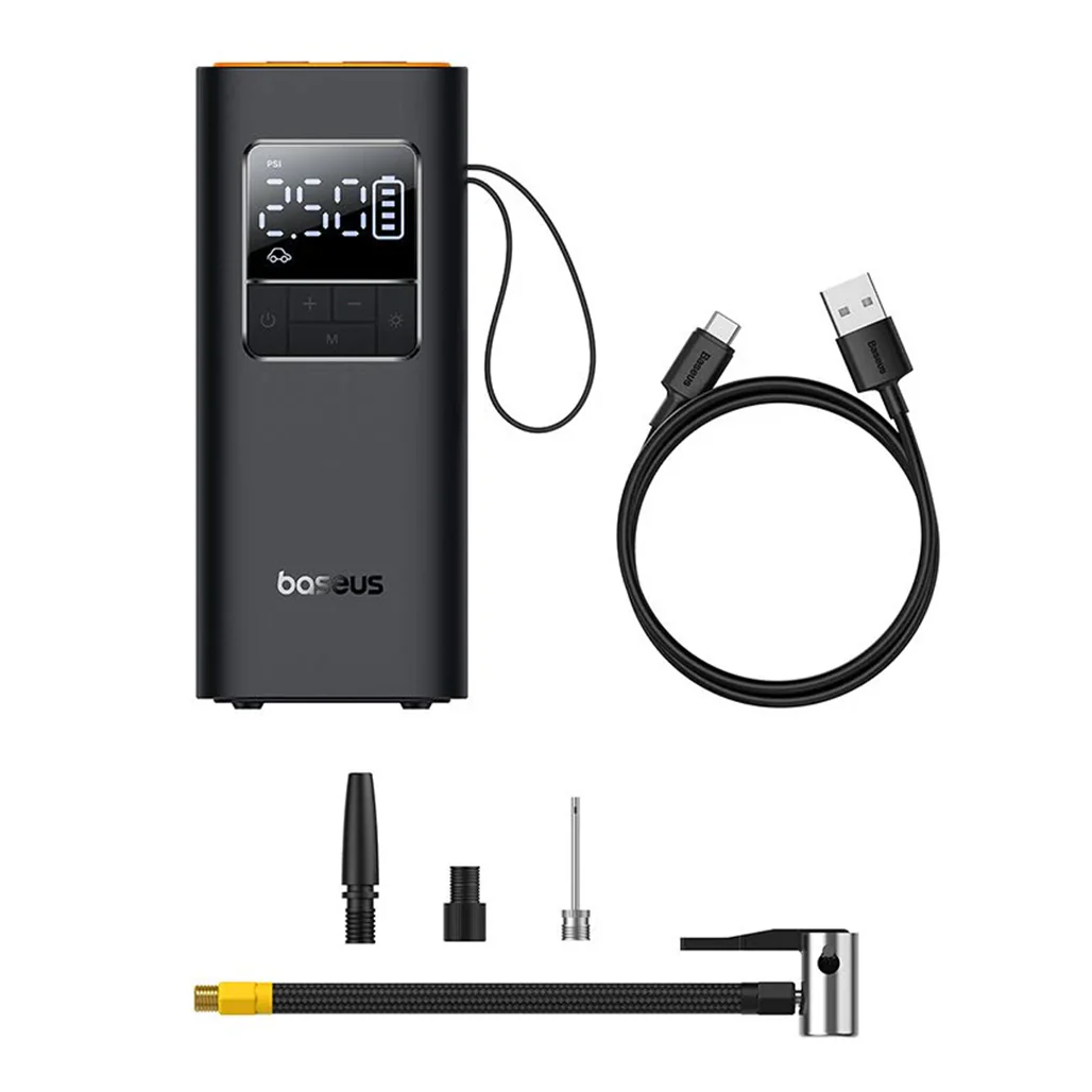 Baseus SuperMini Pro Series Wireless Car Inflator – Compact, Portable, and Versatile Tire Pump - Image 2