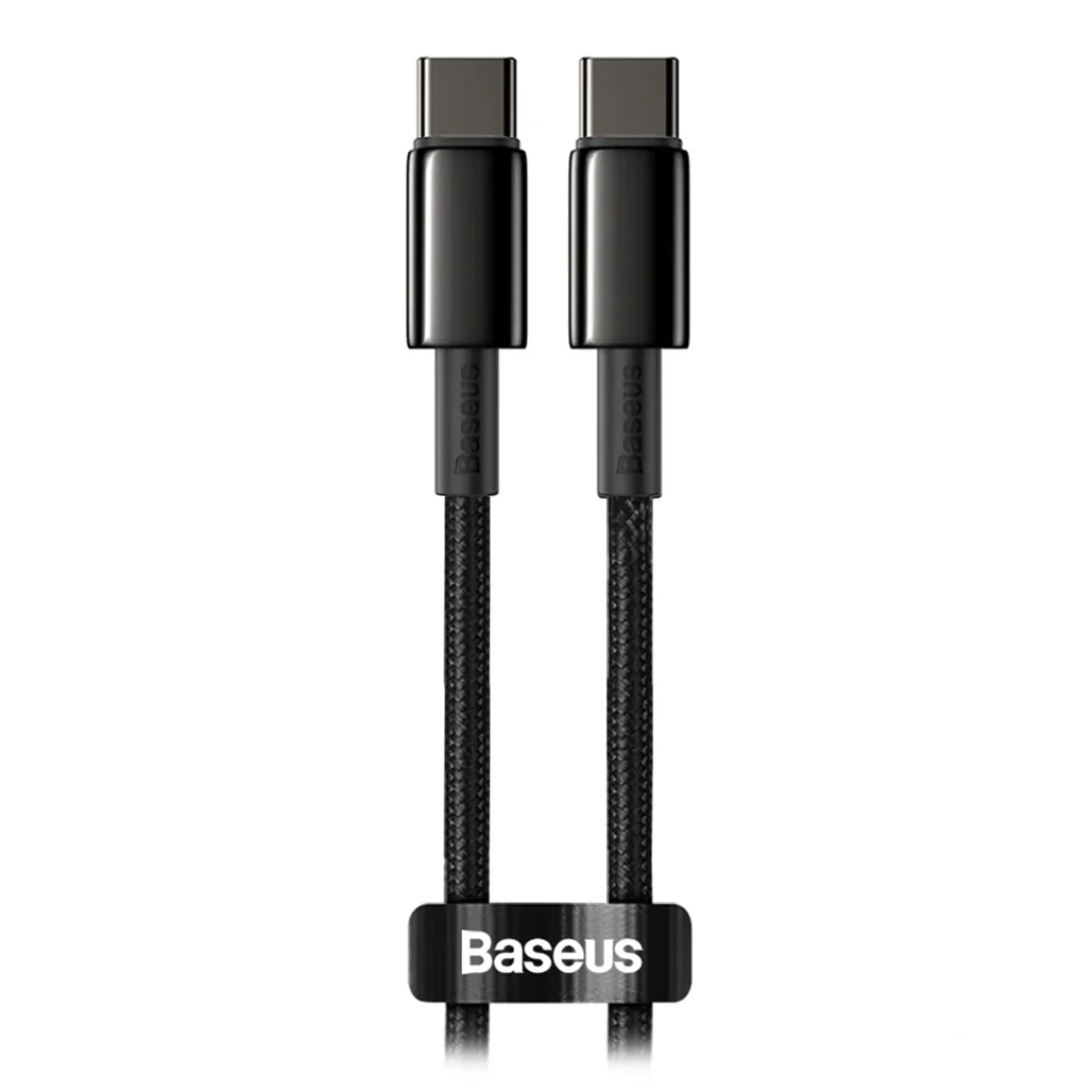 Baseus Tungsten Gold USB-C to USB-C Cable – 100W 2m - Image 2