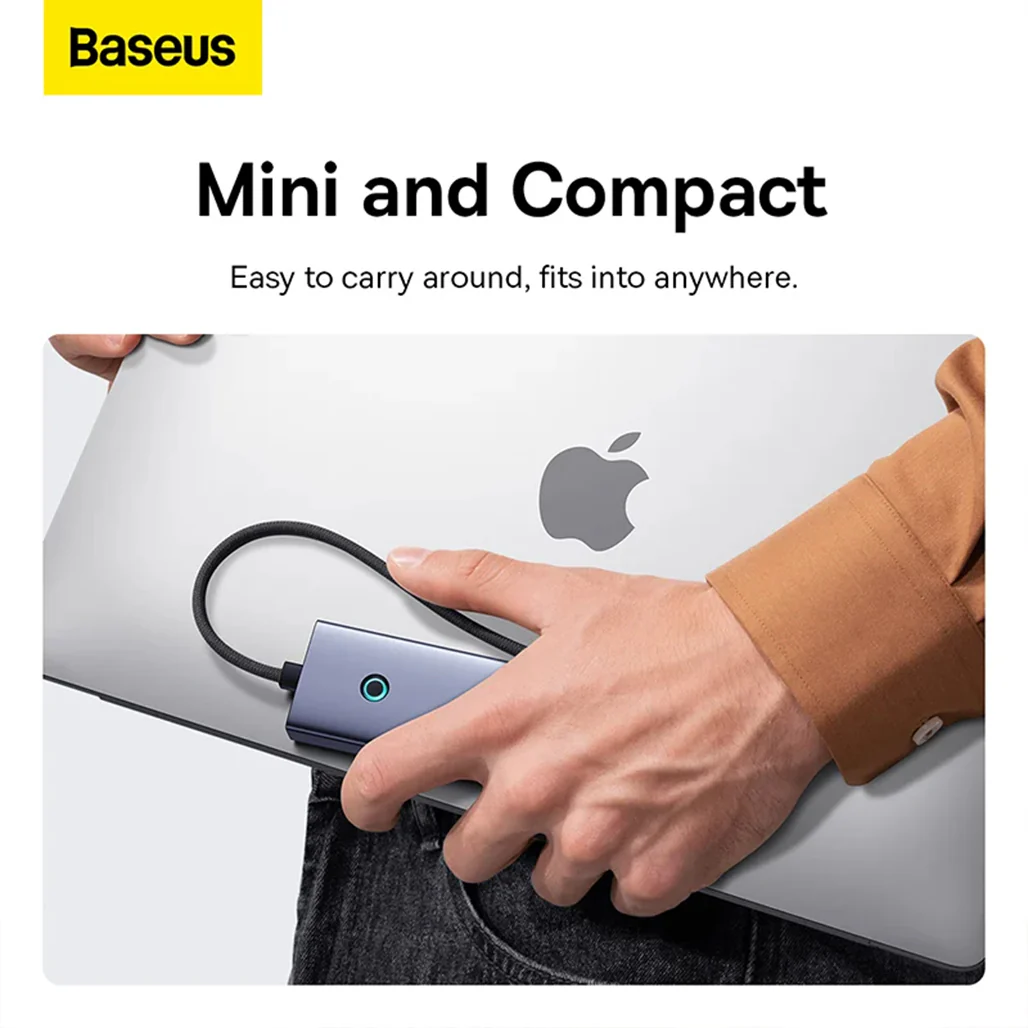 Baseus UltraJoy 6-in-1 USB Hub - Type-C Docking Station - Image 8
