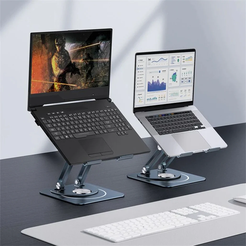 Baseus UltraStable Pro Rotatable & Foldable Laptop Stand - Gray - Image 8