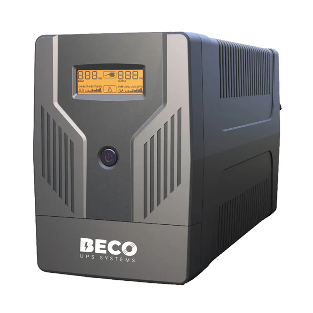 Beco GP2000 2000VA UPS Power Backup System with AVR, LCD Display & Surge Protection